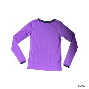 Nike Pro Fleece Lined Compression Top (Women's) (L) (Fuchsia)